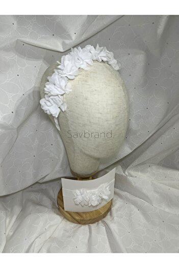 SavBrand Trendy Mother Daughter Hair Accessory Set - Baby Headband + Women's Crown