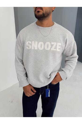 Baycombine35 Snoze Oversize Printed Sweater