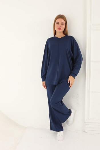 Lanze Bottom-Top Channel Seam Slit Suit Soft Texture