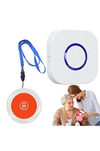 CAKMGER Emergency Call Button for Elderly, CAKMGER, Smart Application, White, Range up to 330 Meters