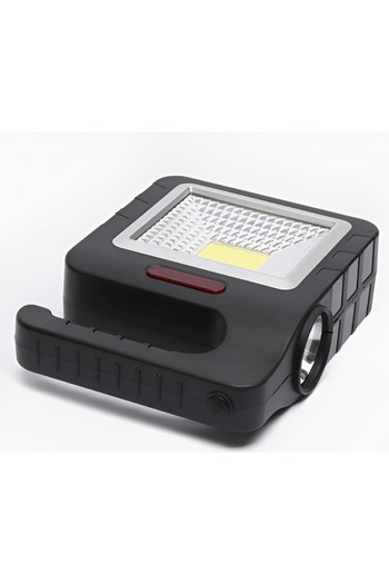 NEO Lanterna Solara Portabila, LED, tip Lampa, 18 x 14 x 6 cm, Negru, 2 Moduri Iluminare, Mufa USB, Mult