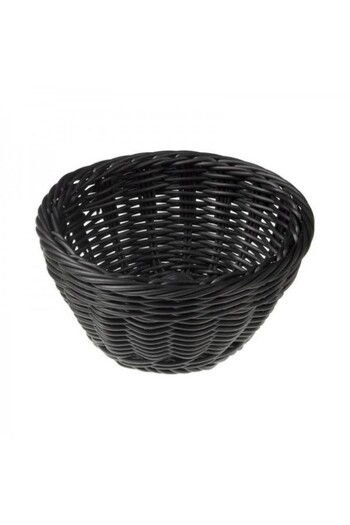 LEONE Polypropylene serving basket, Vanity, black