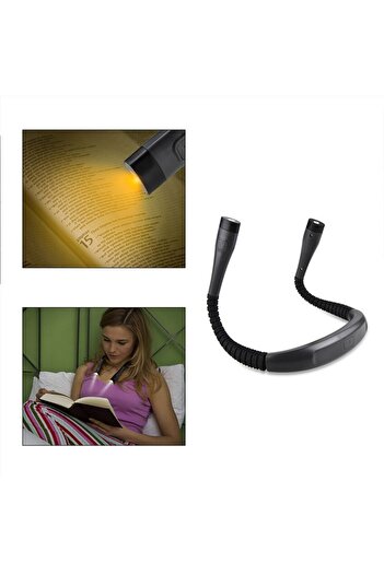 SAMOLEUS Reading Light with Neck Positioning, SAMOLEUS, Rechargeable USB, 3 Colors, Adjustable Brightness