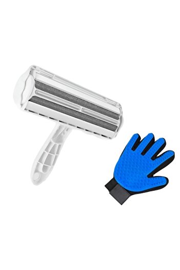 NEO Set Format din Perie cu Rola si barete de cauciuc, Neo™ Pet®, compartiment pentru colectarea blana