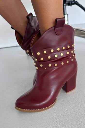 AYAKKABI PRENSİ Dungeon Bordo Mat with Bellows and Accessories