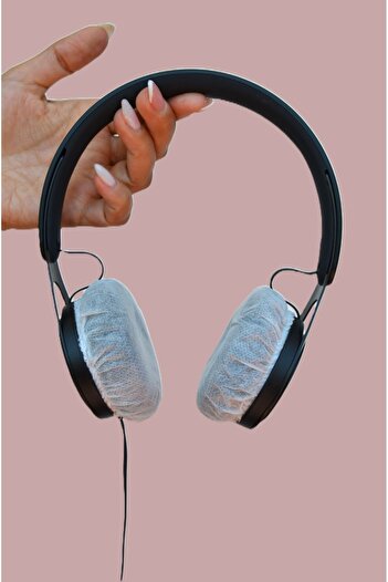 white guard Ltd Edt. Disposable Earphone Cover, Earphone Case, Overshoes (Pack of 50) 11 cm (XL) White, 50 Gsm