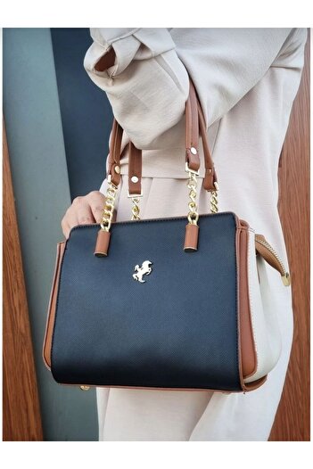 çantamgelsin Original Miami Polo Women's 4-Section Hand and Shoulder Bag