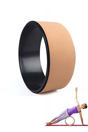 Taimi 26cm Yoga Wheel for Exercises and Relieving Back and Shoulder Pain Supports the Spine