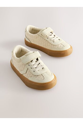 Next Baby Cream Banded Comfortable Sole Sneaker