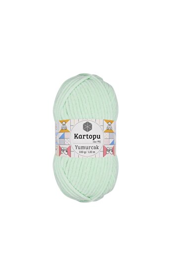 Kartopu 5 τεμάχια Yumurcak πλεκτό νήμα K560 Water Green