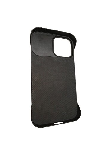 S-TOP Luxury Black iPhone 17 Case - Shockproof and Lightweight