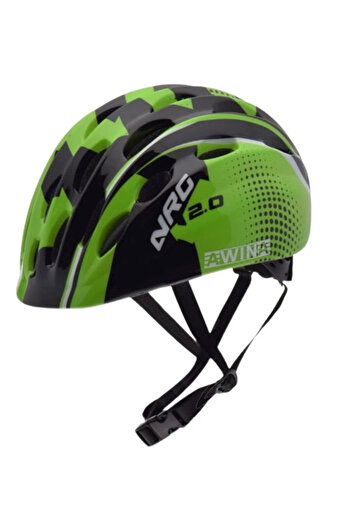 Moon Awina children's bicycle helmet (green-black)