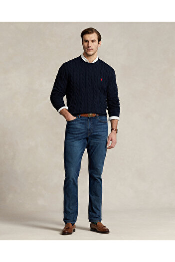 Ralph Lauren Golf Polo Ralph Lauren. Cable-Knit Cotton Jumper Round Neck Hair Knitwear Sweater