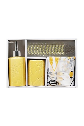 MAPLE LEAF Home 4 pc Bath Set, Assorted