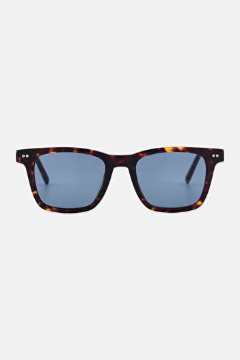 Tommy Hilfiger Men 20756708651KU Rectangular Sunglasses, Havana