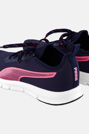 Puma Women Warrow Lace Up Running Shoes, Navy