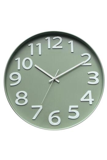 MAPLE LEAF Home 40 cm Wall Clock, Green