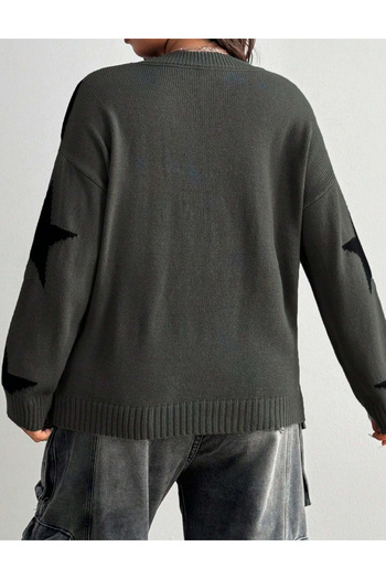 SHEIN Curve+ sweater, gray