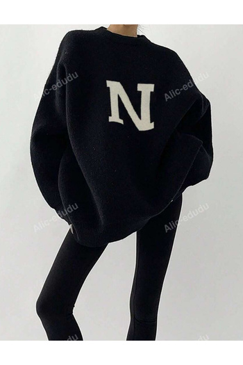 SHEIN sweater, black