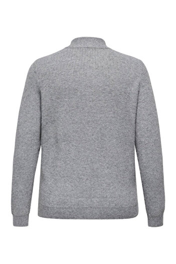 ONLY zipper sweater, gray