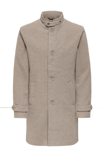 Only & Sons coat, beige