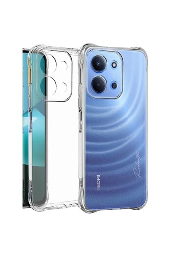 Gtech Shockproof Case Compatible with Xiaomi Redmi 15C 4G, 1.5 mm, Durable, Reinforced Corners, clear
