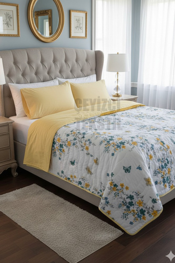 Çt Çeyizci Tekstil Double Summer Single Blanket Double Size |   Single Pike 200X230Cm Without Pillow