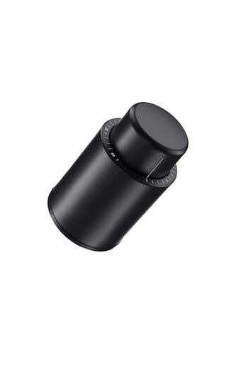 dalimag Reusable Wine Bottle Stopper Sinzau, Silicone, Black, 7 x 3.1 cm
