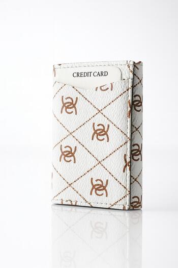 Av A Dos Leather Mechanism Wallet Automatic Cash Compartment Sliding Card Holder Wallet Black