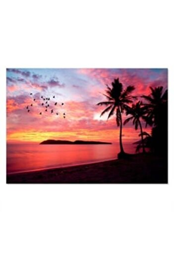 MAPLE LEAF Canvas Framed Printing Wall Art 50x70cm
