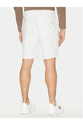 Tommy Hilfiger Ανδρικό αθλητικό σορτς MW0MW38698 Λευκό