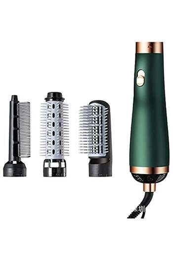 Generic Rotating 3‑in‑1 Hot‐Air Brush Dryer with Auto‑Curl & Volumizing Comb Styler
