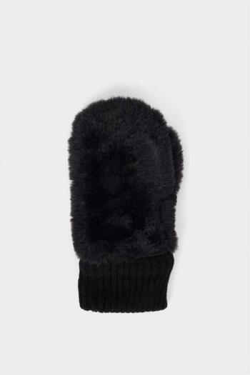 DeFacto Girl's Faux Fur Gloves (25 Wn)