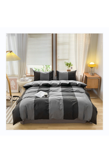 Zensation 3-Piece Bedding Set, Double Bed, Gray, 200x240 cm