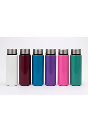 Blissra 550 Cc Glass Flask – Metal Lid, Leak-Proof Water Bottle