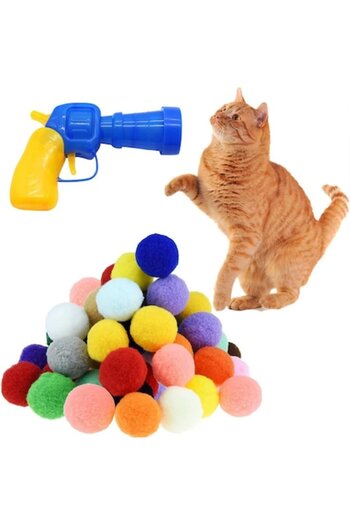 OEM Interactive Cat Toy for Indoor Use, Multicolor