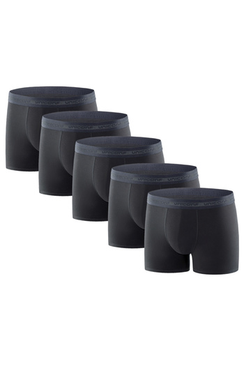 uniconf Set of 5 men's boxers UBB08PECNEG made of cotton with lycra