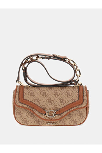 Guess Access Women's Brown Shoulder Bag Hwsg7993790-Ltl
