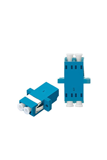 Mini pro Fiber Optic Adapter LC/UPC Single Mode Duplex |LC to LC 500+ Mating Cycles, Plastic Body