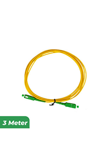 Mini pro SC/APC to SC/APC Fiber Patch Cord-3Meter | Patch Cable Single Mode Simplex,9/125 APC 2.0mm LSZH