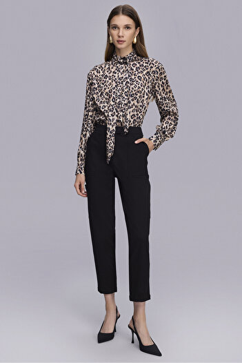 Naramaxx 2351 BLUZ LEOPAR DESEN