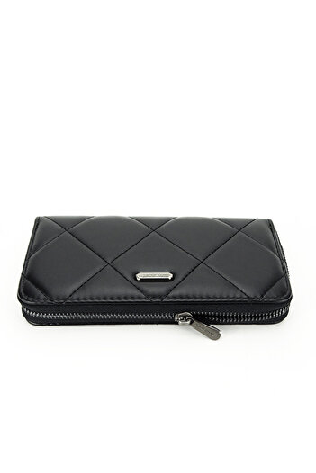 David Jones Women's quilted wallet B-P116-510 M0 Black
