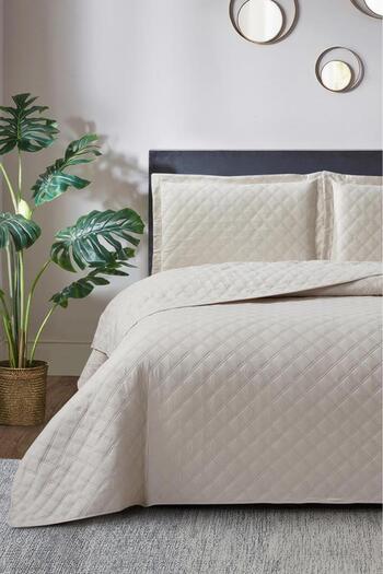 Çeyiz Diyarı Zagreb Fiber Filled Double Size 240X260 cm Bedspread Beige