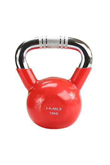 Other KETTLEBELL KTC 10 KG CU MÂNER CROMAT ZNURLAT HMS (roșu)
