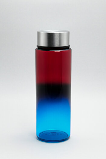 Blissra 550 Cc Double Color Glass Flask – Metal Lid, Leak-Proof Water Bottle