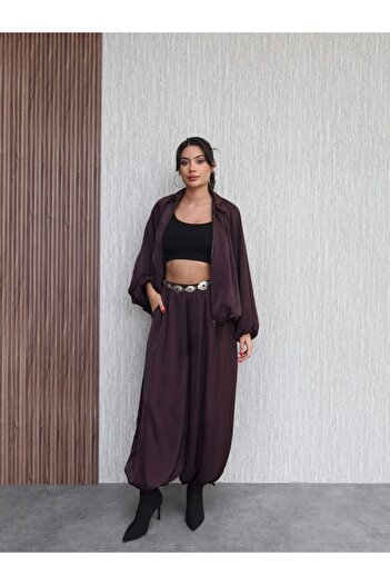 ESRAHELVACI Flowy Jacket Baggy Pants Set