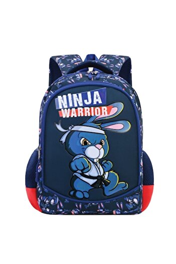 Toy Toy Toy Ghiozdan S-Cool, Ninja Warrior, pentru gradinita, 34x23x14 cm
