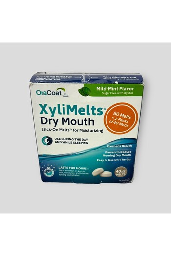 OraCoat XyliMelts Dry Mouth Stick-On Melts Mild-Mint 40X2 Melts