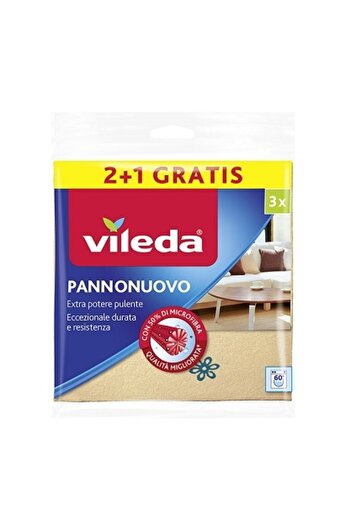 Vileda Pannonuovo Cloth +30% Microfiber 2+1pcs
