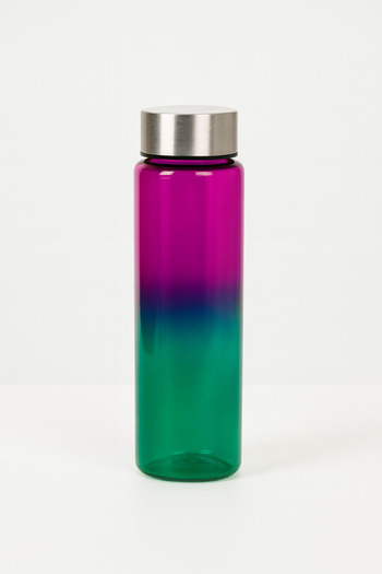 Blissra 550 Cc Double Color Glass Flask – Metal Lid, Leak-Proof Water Bottle